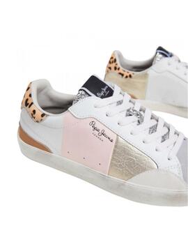 Zapatillas Pepe Jeans Lane Sweet Light  Nude Rosa