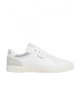 Zapatillas Pepe Jeans Kenton Court Silver Mujer Blanco