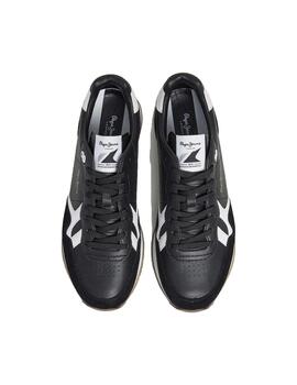 Zapatillas Pepe Brit Supra Hombre Negro