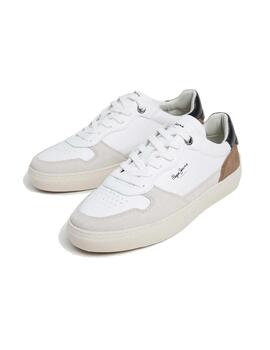 Zapatillas Pepe Jeans Camdem Nature Hombre Blanco