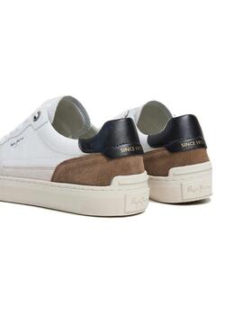 Zapatillas Pepe Jeans Camdem Nature Hombre Blanco