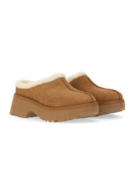 Zuecos UGG Classic Mini Crescent Mujer Marrón