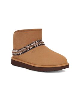 Botín UGG Classic Mini Crescent Mujer Marrón