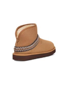 Botín UGG Classic Mini Crescent Mujer Marrón