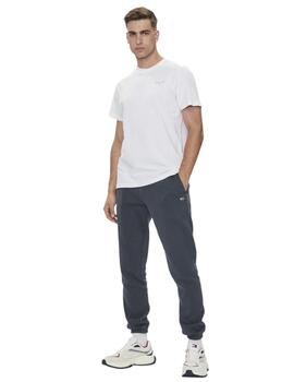 Camiseta Tommy Tjm Slim Linear Chest Hombre Blanca