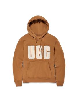 Sudadera Rey UGGfluff Logo Mujer Marrón