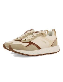 Zapatillas Gioseppo Copake Mujer Beige