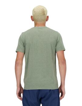 Camiseta NB Sport Essentials Heathertech Verde