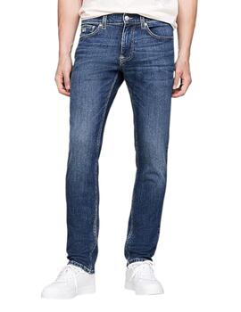 Pantalón Tommy Scanton Slim Hombre Azul