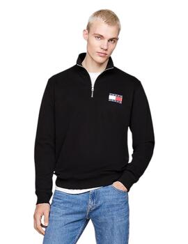 Sudadera Tommy Tjm Reg Entry Hombre Negro