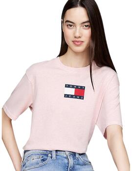 Camiseta Tommy Ballet  Melange Mujer Rosa