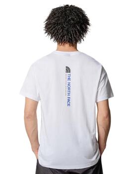 Camiseta TNF Vertical  Hombre Blanco