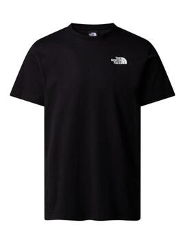 Camiseta TNF Vertical Hombre Negra