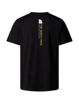 Camiseta TNF Vertical Hombre Negra