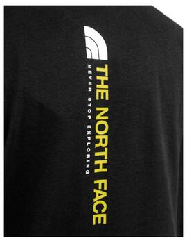 Camiseta TNF Vertical Hombre Negra