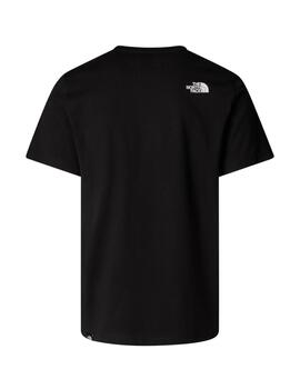 Camiseta The North Face Raglan Easy Hombre Negro