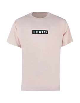  Camiseta Levis Relaxed Fit Hombre Rosa