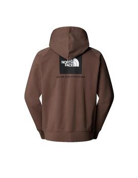 Sudadera The North Face Raglán Redbox Hombre marrón