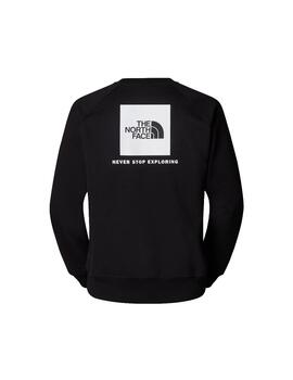 Sudadera The North Face Raglan Redbox Hombre Negra