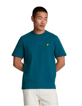 Camiseta Lyle & Scott Football For All Graphic Jet Azul