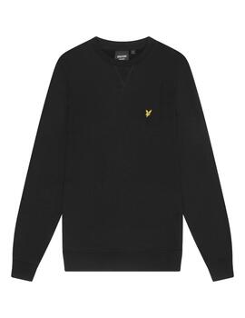 Sudadera LyLe & Scott Football Graphic Hombre Negro