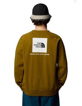 Sudadera The North Face Raglan Redbox Hombre Marrón