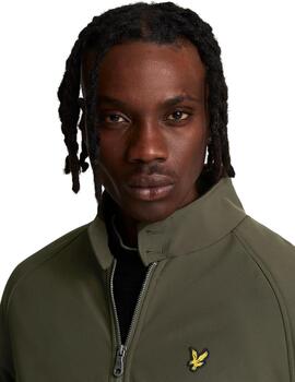 Chaqueta Lyle & Scott Softshell Harrington Gunmetal Verde