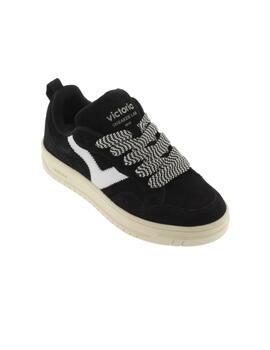 Zapatilla Victoria Serraje Oversize Negro