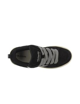 Zapatilla Victoria Serraje Oversize Negro