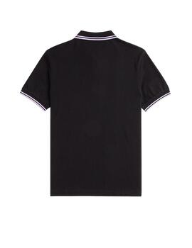 Polo Fred Perry Twin Tipped Hombre Marino