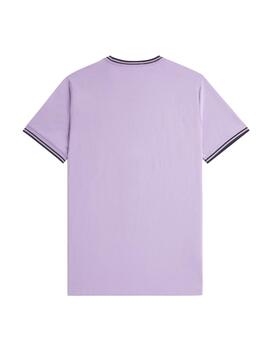 Camiseta Fred Perry Twin Tipped Hombre Ultravioleta