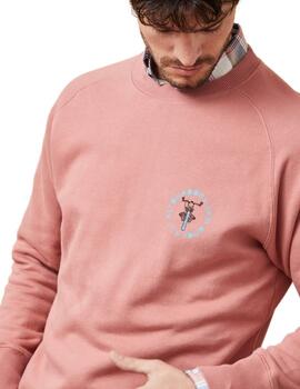 Sudadera Altonadock  Hombre Old Rose