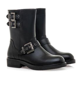 Botas Mustang Brunei Trap Mujer Negro