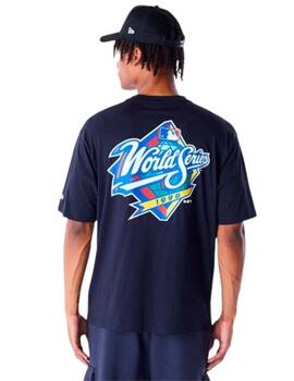 Camiseta New Era Mlb World Series Hombre Negra