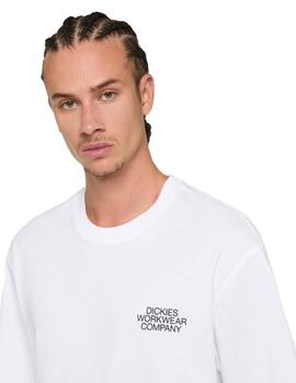 Camiseta Dickies Industrial Hombre Blanco