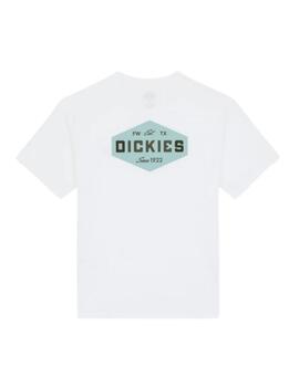 Camiseta Dickies Emblem Hombre Blanca