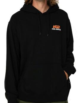 Sudadera Vans Pool Service Hombre Negro