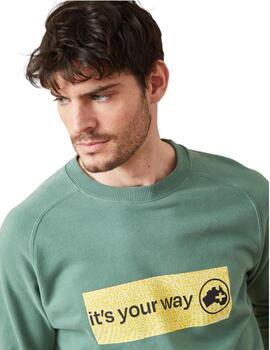 Sudadera Altonadock Hombre Verde