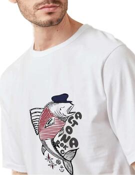 Camiseta Altonadock Hombre Blanco