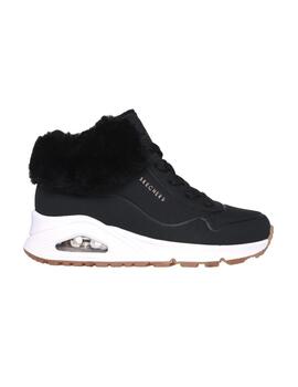 Zapatillas Skechers Uno-Fall Mujer Negro