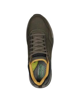 Zapatillas Skechers Relaxed Fit Benago Hombre Verde