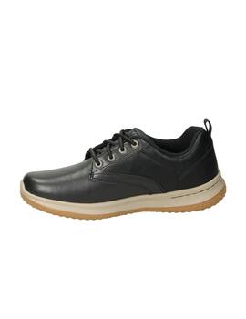 Zapatillas Skechers Delson Antigo Hombre Negro