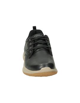 Zapatillas Skechers Delson Antigo Hombre Negro