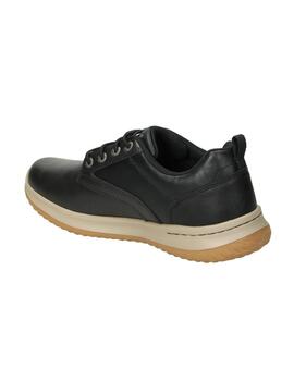 Zapatillas Skechers Delson Antigo Hombre Negro