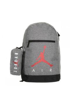 Mochila Jordan Kids Unisex Gris