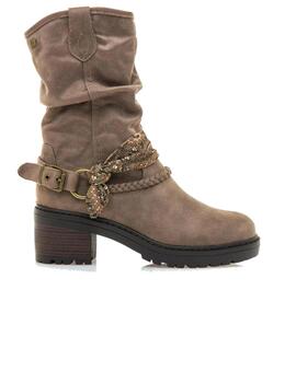 Botas Mustang Donets Mujer Taupe