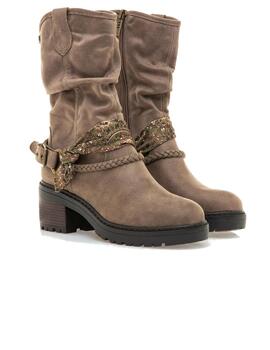 Botas Mustang Donets Mujer Taupe