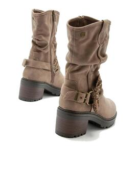 Botas Mustang Donets Mujer Taupe