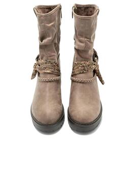 Botas Mustang Donets Mujer Taupe