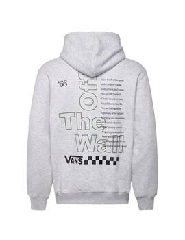 Sudadera Vans Posted Loose Hombre Gris